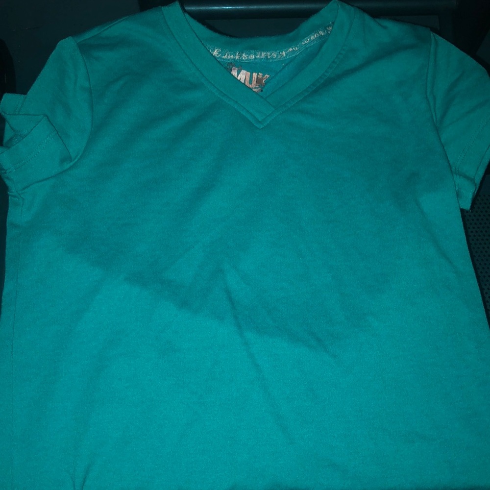 Teal shirt